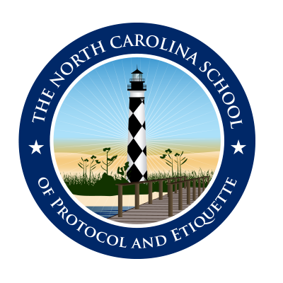 North Carolina School of Protocol & Etiquette Logo Design