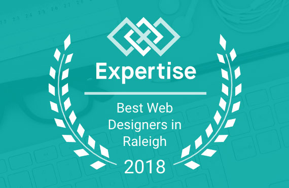 Best Web Designers in Raleigh 2018 Badge