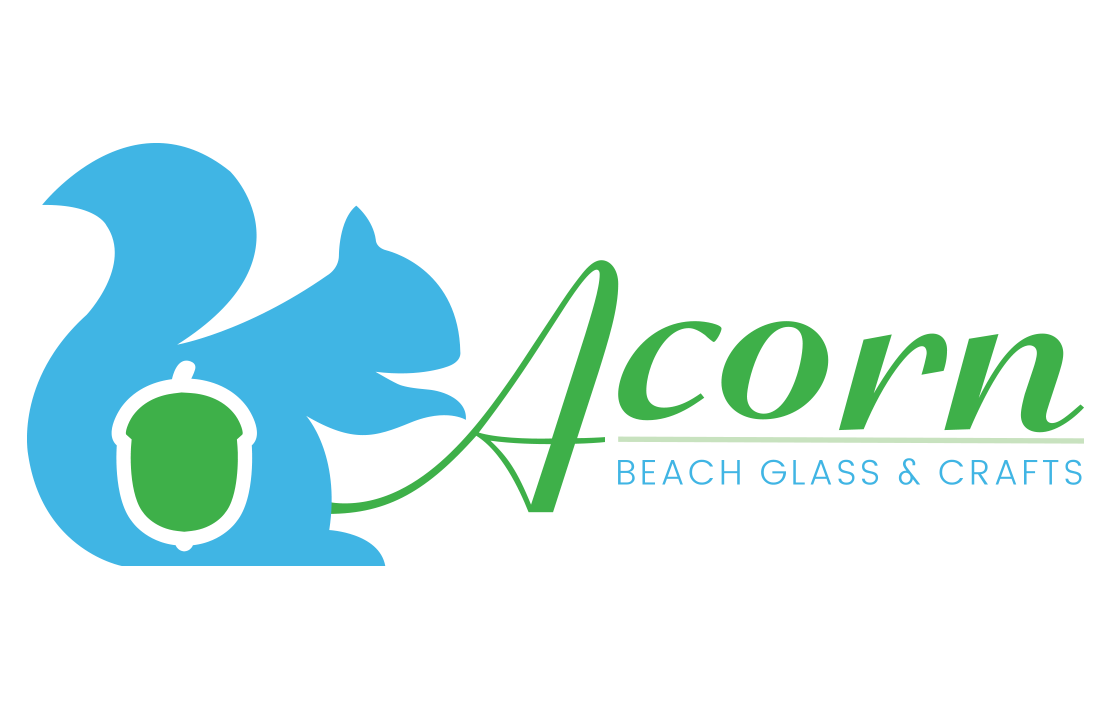 Acorn Beach Glass Logo Design