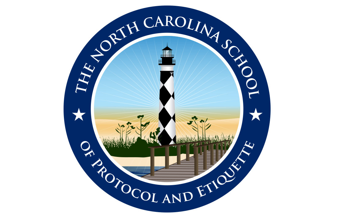 North Carolina School of Protocol & Etiquette Logo Design