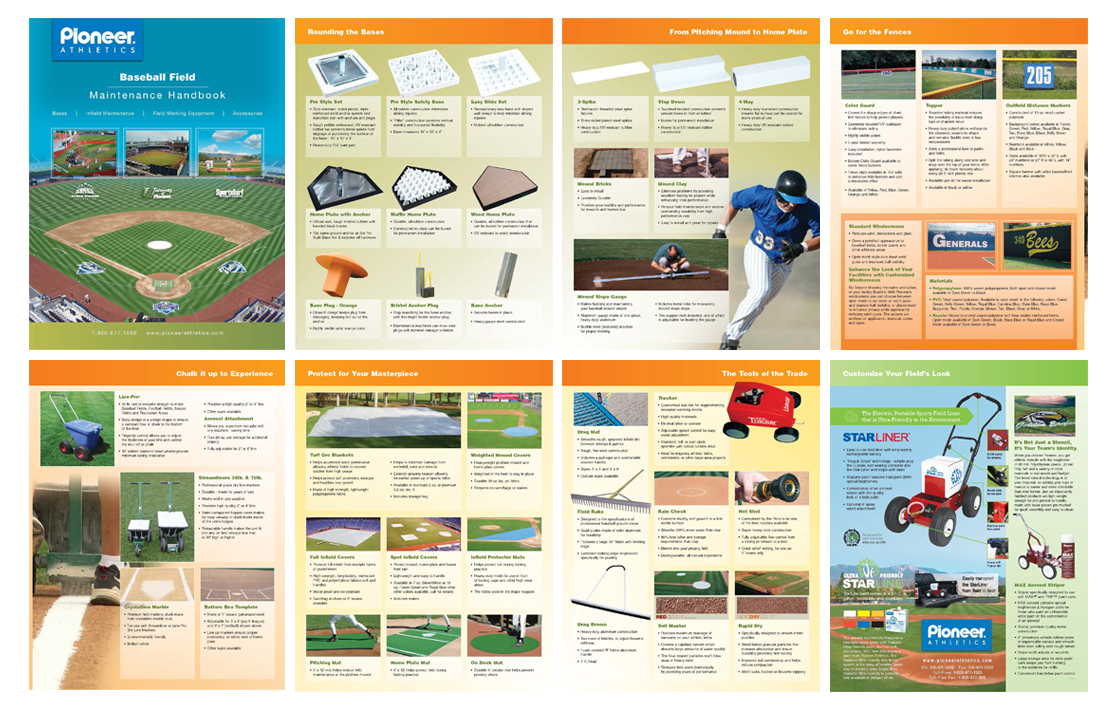 Pioneer Baseball Brochure Design