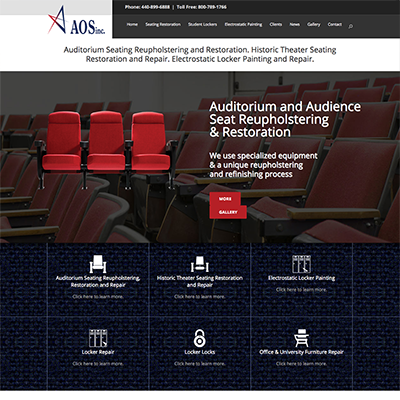 American Office Services Website Design