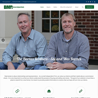 Barnes McQuade Realty Website Design